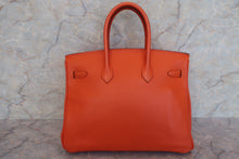 将图片加载到图库查看器，HERMES BIRKIN 35 Togo leather Orange □C刻印 Hand bag 600090252
