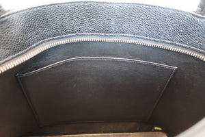 CHANEL/シャネル 復刻トート キャビアスキン ブラック/シルバー金具 トートバッグ 700070242
