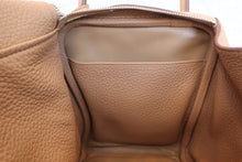 将图片加载到图库查看器，HERMES LINDY 34 Clemence leather Tabac camel □O刻印 Shoulder bag 600090011
