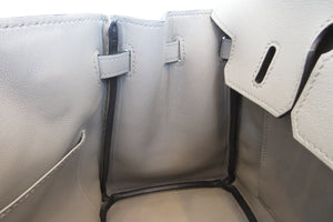 HERMES／エルメス バーキン25 ヴォースイフト グリスアスファルト C刻印 ハンドバッグ 700070281
