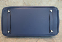 画像をギャラリービューアに読み込む, HERMES／エルメス バーキン30 トリヨンクレマンス ブルー □J刻印 ハンドバッグ 800030031
