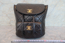 画像をギャラリービューアに読み込む, CHANEL/シャネル マトラッセチェーンリュック ラムスキン ブラック/ゴールド金具 リュック 700070219
