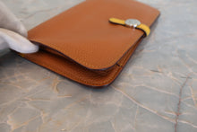 將圖片載入圖庫檢視器 HERMES／エルメス ドゴンGM トゴ ゴールド/ソレイユ □M刻印 財布 800010095
