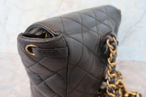 CHANEL/シャネル マトラッセチェーンリュック ラムスキン ブラック/ゴールド金具 リュック 700070219