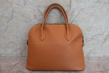 将图片加载到图库查看器，HERMES BOLIDE 35 Graine Couchevel leather Natural 〇U刻印 Shoulder bag 600070172
