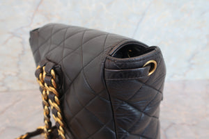 CHANEL/シャネル マトラッセチェーンリュック ラムスキン ブラック/ゴールド金具 リュック 700070219