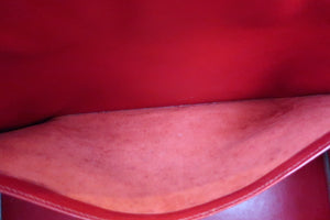 HERMES BIRKIN 40 Fjord leather Rouge vif 〇U刻印 Hand bag 600060054
