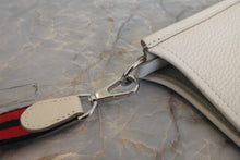 Load image into Gallery viewer, HERMES  EVELYNE TPM Clemence leather Craie T Engraving Shoulder bag 700080031
