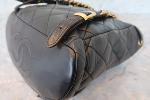 CHANEL/シャネル マトラッセチェーンリュック ラムスキン ブラック/ゴールド金具 リュック 700070219