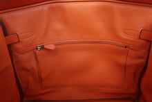 将图片加载到图库查看器，HERMES BIRKIN 35 Togo leather Orange □C刻印 Hand bag 600090252
