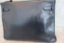 Load image into Gallery viewer, HERMES KELLY 32 Box carf leather Navy 〇R Engraving Hand bag 700100008
