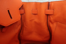 将图片加载到图库查看器，HERMES BIRKIN 35 Togo leather Orange □C刻印 Hand bag 600090252
