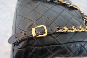 CHANEL/シャネル マトラッセチェーンリュック ラムスキン ブラック/ゴールド金具 リュック 700070219