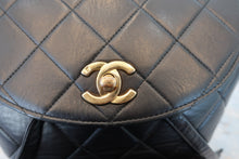 画像をギャラリービューアに読み込む, CHANEL/シャネル マトラッセチェーンリュック ラムスキン ブラック/ゴールド金具 リュック 700070219
