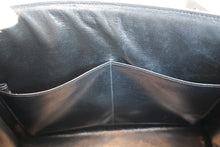 将图片加载到图库查看器，HERMES KELLY 32 Box carf leather Black 〇E刻印 Shoulder bag 700060168
