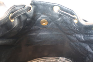 CHANEL/シャネル マトラッセチェーンリュック ラムスキン ブラック/ゴールド金具 リュック 700070219