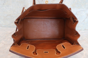 HERMES BIRKIN 30 Graine Couchevel leather Gold 〇Y Engraving Hand bag 600060104
