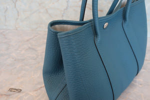 HERMES／エルメス ガーデンパーティTPM ネゴンダ コバルト □P刻印 トートバッグ 700060133