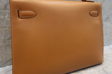 将图片加载到图库查看器，HERMES KELLY 32 Box carf leather Natural 〇Z刻印 Shoulder bag 700010122
