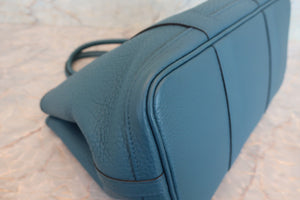 HERMES／エルメス ガーデンパーティTPM ネゴンダ コバルト □P刻印 トートバッグ 700060133