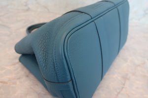 HERMES／エルメス ガーデンパーティTPM ネゴンダ コバルト □P刻印 トートバッグ 700060133