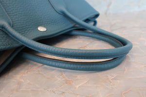 HERMES／エルメス ガーデンパーティTPM ネゴンダ コバルト □P刻印 トートバッグ 700060133