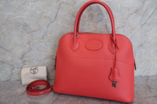 将图片加载到图库查看器，HERMES／BOLIDE 31 Epsom leather Rose jaipur □P刻印 Shoulder bag 600090030
