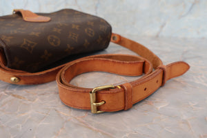 LOUIS VUITTON/ルイヴィトン カルトシエールMM PVC/ヌメ革 モノグラム ショルダーバッグ 700050050