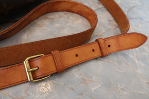 LOUIS VUITTON/ルイヴィトン カルトシエールMM PVC/ヌメ革 モノグラム ショルダーバッグ 700050050