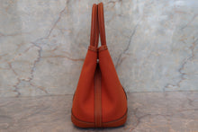 画像をギャラリービューアに読み込む, HERMES／エルメス ガーデンパーティTTPM トワルオフィシェ/レザー ポティロン □I刻印 トートバッグ 700110071
