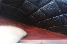 画像をギャラリービューアに読み込む, CHANEL/シャネル マトラッセＷフラップＷチェーンショルダーバッグ キャビアスキン ブラック/シルバー金具 ショルダーバッグ 800010224
