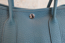 画像をギャラリービューアに読み込む, HERMES／エルメス ガーデンパーティTPM ネゴンダ コバルト □P刻印 トートバッグ 700060133
