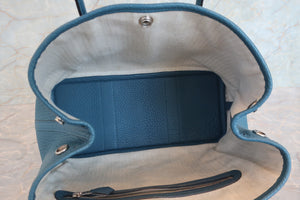 HERMES／エルメス ガーデンパーティTPM ネゴンダ コバルト □P刻印 トートバッグ 700060133