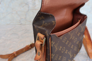 LOUIS VUITTON/ルイヴィトン カルトシエールMM PVC/ヌメ革 モノグラム ショルダーバッグ 700050050