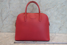 Load image into Gallery viewer, HERMES BOLIDE 35 Graine Couchevel leather Rouge vif  Shoulder bag 700120174

