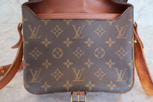 LOUIS VUITTON/ルイヴィトン カルトシエールMM PVC/ヌメ革 モノグラム ショルダーバッグ 700050050
