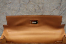 将图片加载到图库查看器，HERMES KELLY 32 Box carf leather Natural 〇Z刻印 Shoulder bag 700010122
