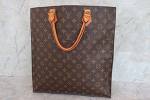 LOUIS VUITTON/ルイヴィトン サックプラ PVC/ヌメ革 モノグラム トートバッグ 700050051