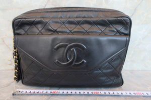 CHANEL Matelasse fringe chain shoulder bag Lambskin Black/Gold hadware Shoulder bag 700070251