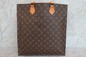 LOUIS VUITTON/ルイヴィトン サックプラ PVC/ヌメ革 モノグラム トートバッグ 700050051