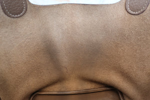 HERMES／エルメス ピコタンロックＰＭ トリヨンクレマンス エトゥープ □R刻印 ハンドバッグ 700040239