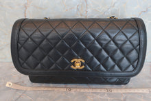 将图片加载到图库查看器，CHANEL/香奈儿 CF 单盖 链条包 羊皮 Black/Gold hadware(黑色/金色金属) 肩背包 600080004
