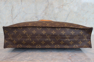 LOUIS VUITTON/ルイヴィトン サックプラ PVC/ヌメ革 モノグラム トートバッグ 700050051