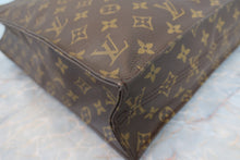 画像をギャラリービューアに読み込む, LOUIS VUITTON/ルイヴィトン サックプラ PVC/ヌメ革 モノグラム トートバッグ 700050051
