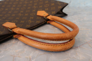 LOUIS VUITTON/ルイヴィトン サックプラ PVC/ヌメ革 モノグラム トートバッグ 700050051