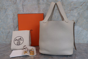 HERMES／エルメス ピコタンロックＰＭ トリヨンクレマンス クレ C刻印 ハンドバッグ 700090018
