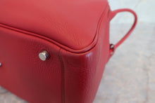 将图片加载到图库查看器，HERMES LINDY 30 Clemence leather Rouge garance □K刻印 Shoulder bag 600110077
