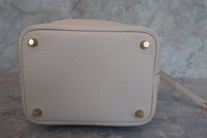 HERMES／エルメス ピコタンロックＰＭ トリヨンクレマンス クレ C刻印 ハンドバッグ 700090018