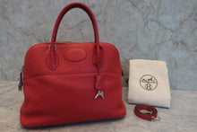 画像をギャラリービューアに読み込む, HERMES／エルメス ボリード35 トリヨンクレマンス ルージュカザック □Q刻印 ショルダーバッグ 800020170
