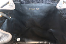 画像をギャラリービューアに読み込む, CHANEL/シャネル ココマークチェーンリュック キャビアスキン ブラック/ゴールド金具 リュック 800060081
